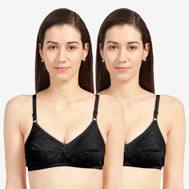 Sonari Ladli Non-Padded Regular Bra - Multi-Color (30B)