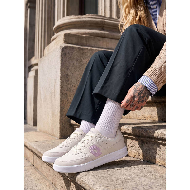 LOTTO Women Court Off White Sneakers (UK 7)
