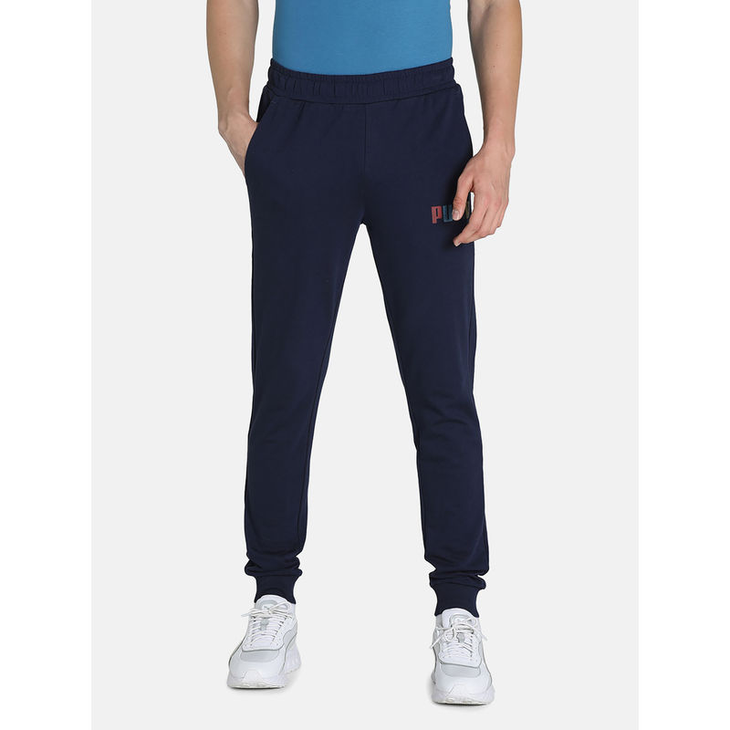 Puma Ms Cl Knitted Mens Blue Joggers (S)