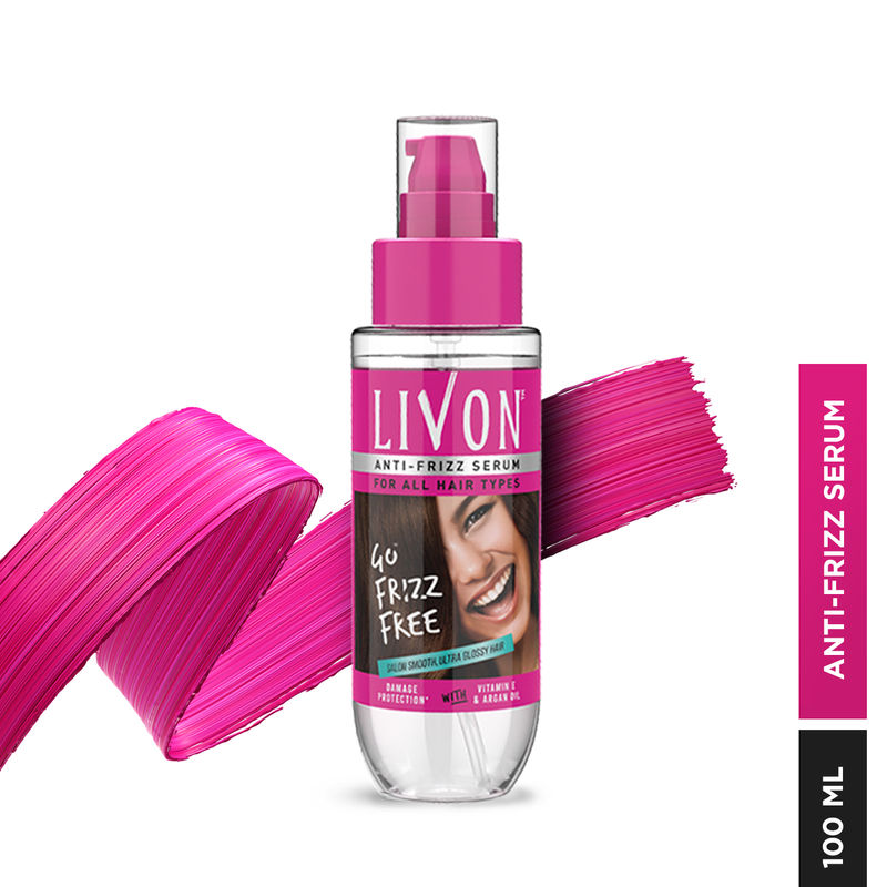 Livon Hair Serum for Women & Men| All Hair Types |Smooth, Frizz free & Glossy Hair