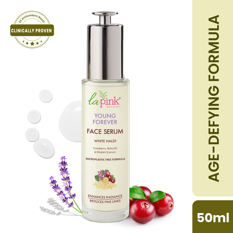 La Pink Young Forever Face Serum With Bakuchi, Fights Sign Of Ageing, For Oily & Dry Skin