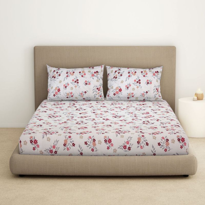 Buy Welspun Dazzle Microfiber BedsheetLinen (Queen) Online