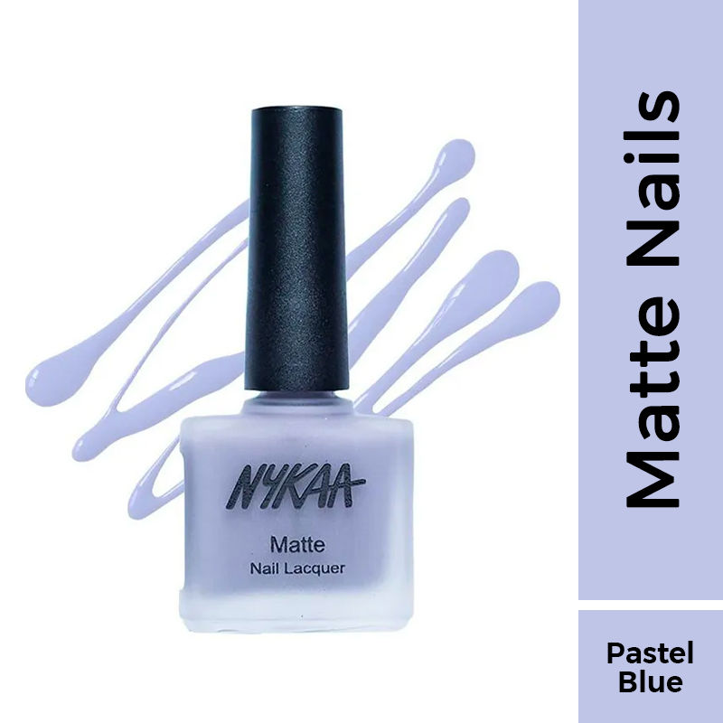 Nykaa Matte Nail Lacquer - Blueberry Frosting 16