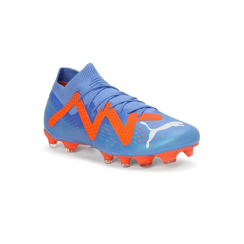Puma football boots orange and blue hot sale