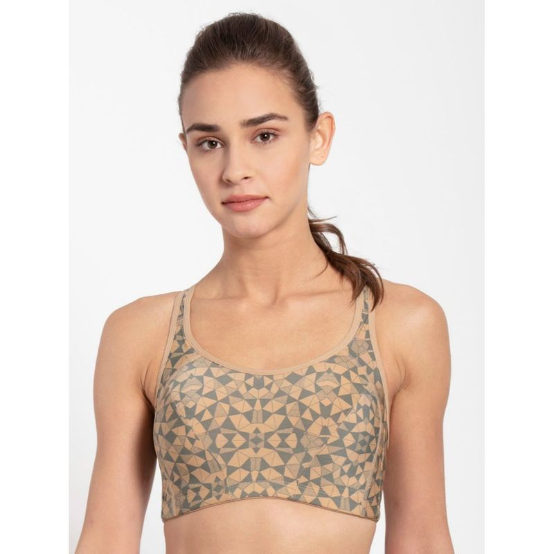 Buy Jockey Mi01 Women Wirefree Padded Full Coverage Sports Bra With