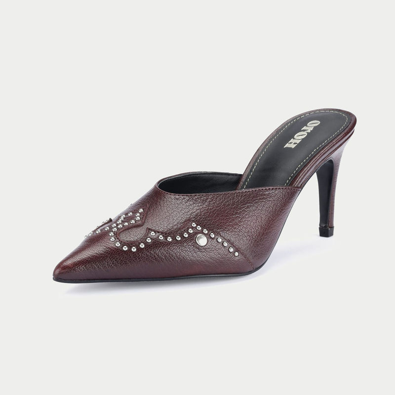 Oroh Maroon Gubbio Heels (EURO 36)