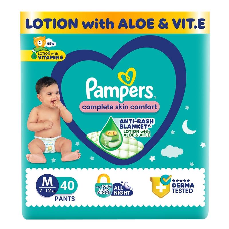 Pampers New Diapers Pants Medium - 40 Pants