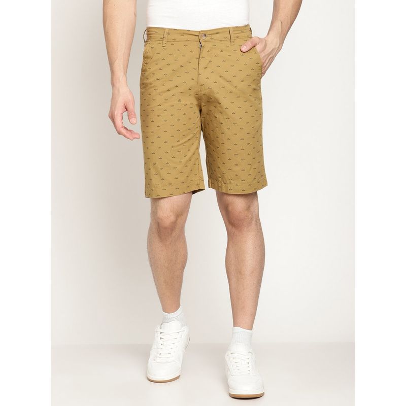 Cantabil Men Khaki Shorts (30)
