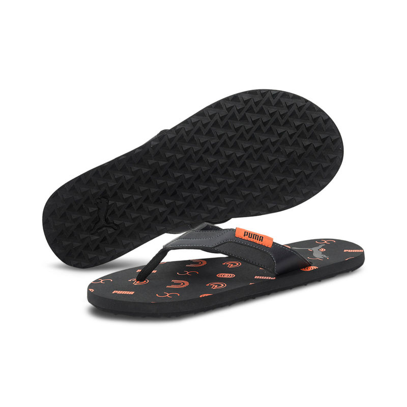 Puma Wick Mens Black Flipflops (UK 8)