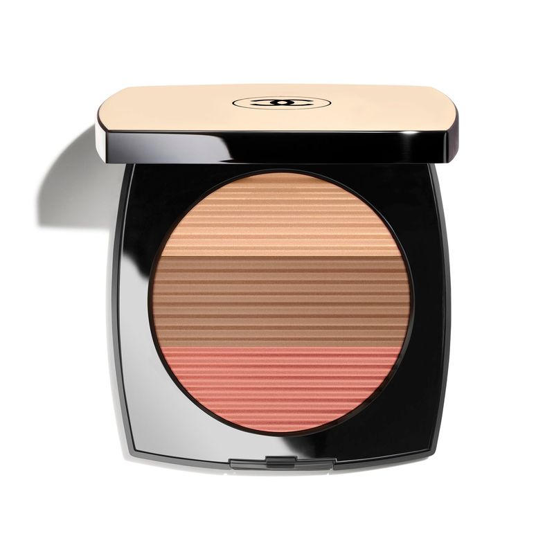 CHANEL LES BEIGES HEALTHY GLOW SUN-KISSED POWDER (BRONZER, BLUSH AND HIGHLIGHTER) - LIGHT CORAL