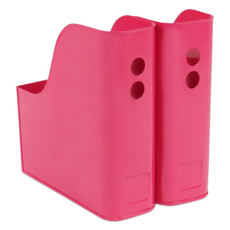 Buy Living With Elan Suave Set of 2 File & Magazine Holder-Hot pink Online