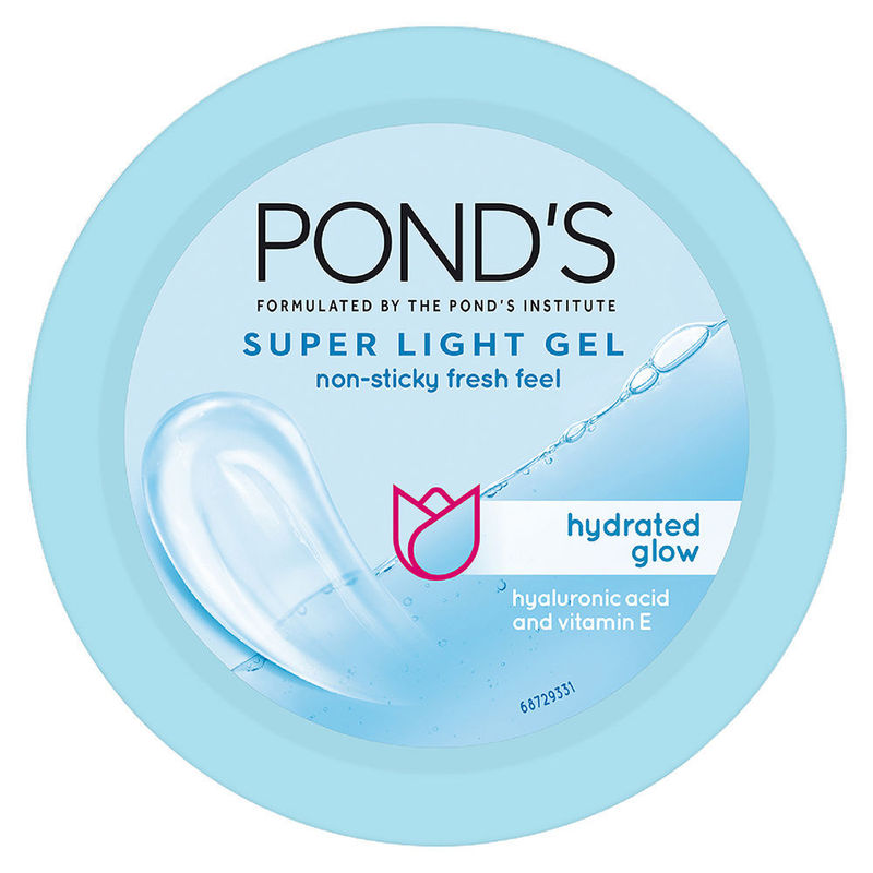 Ponds Super Light Gel Oil-Free Moisturizer with Hyaluronic Acid & Vitamin E 24HR Hydration
