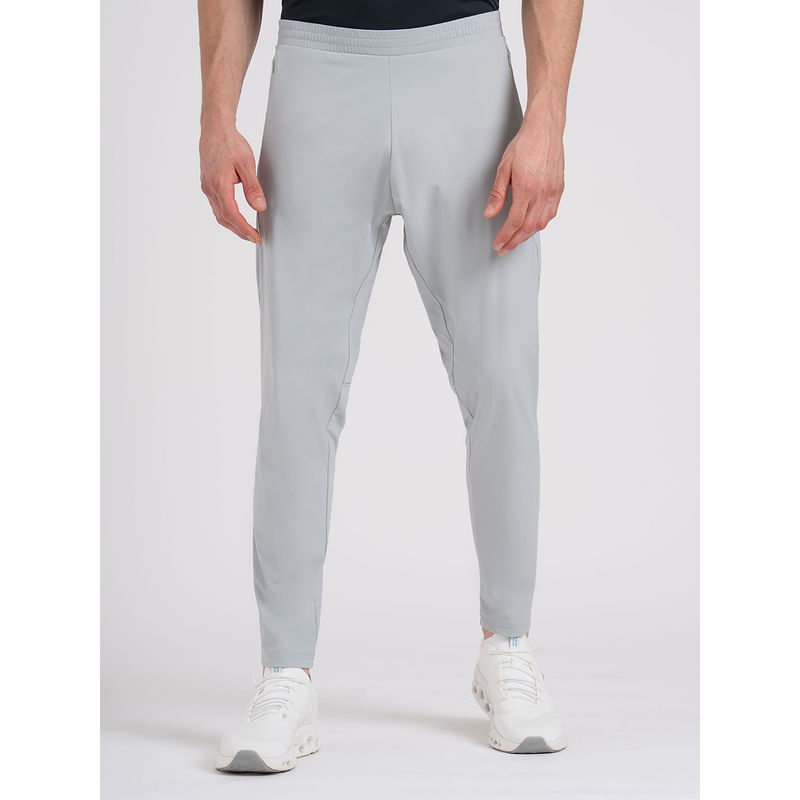 Red Tape Grey Solid Regular Fit Trackpant (36)