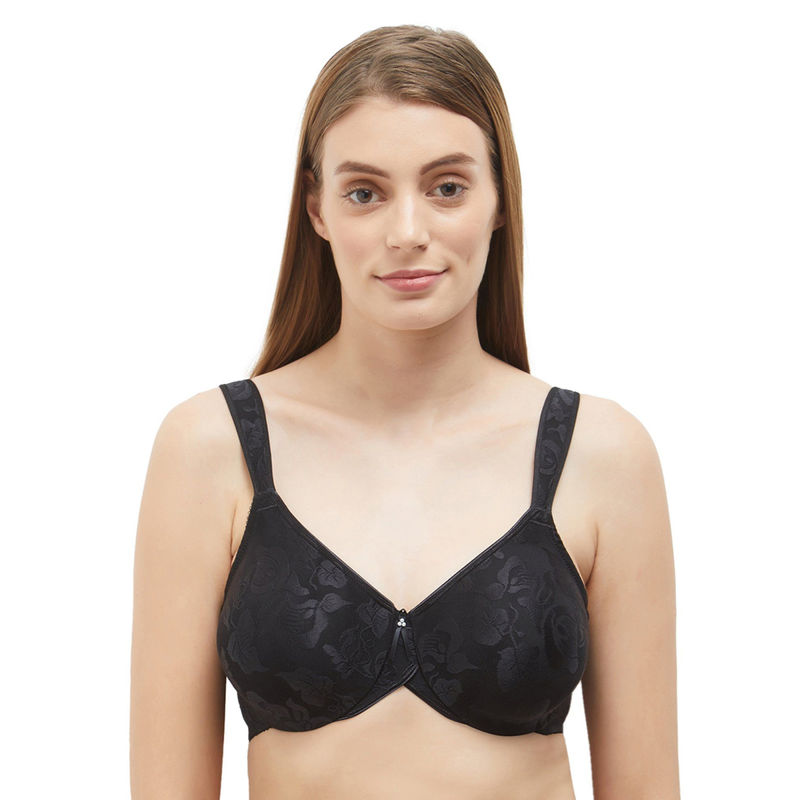 Wacoal Awareness Non-Padded Wired Full Coverage Full Support Everyday Comfort Bra - Black (34D)