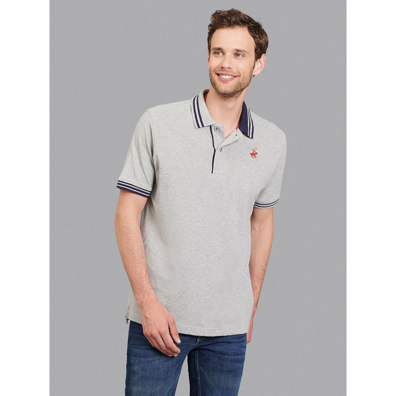 Beverly Hills Polo Club Mirror Image Ss Polo T-shirts (S)