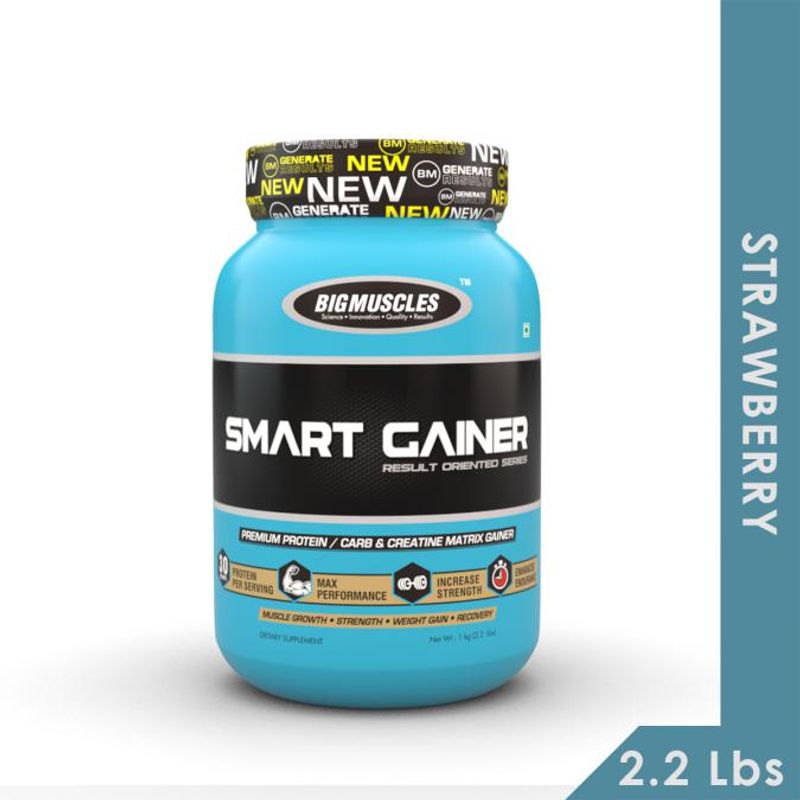 Big Muscles Smart Gainer - Strawberry
