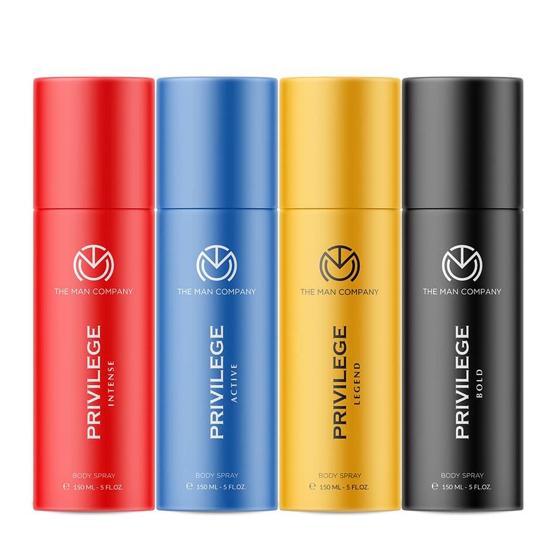Buy The Man Company Privilege Deodorants Combo Pack For Men