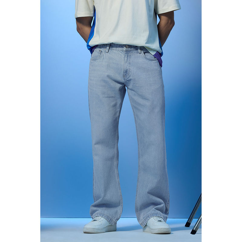 Snitch Stars Within Bootcut Washed Blue Jeans (34)