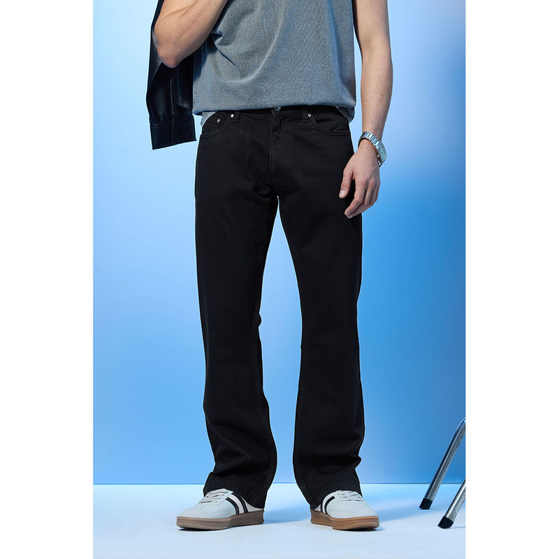 Snitch Stars Within Denim Black Bootcut Jeans (38)