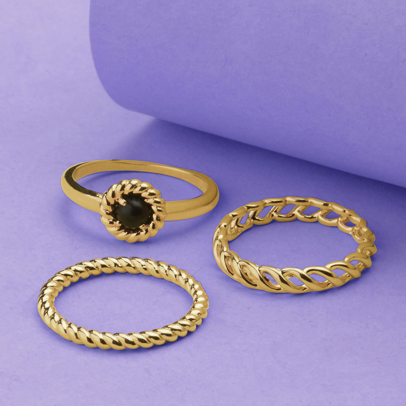 Buy Accessorize London Women's Real Gold Plated Limited Edition Set of ...