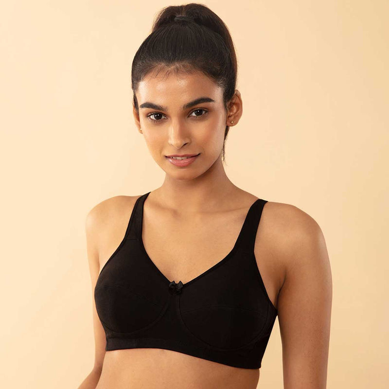Nykd by Nykaa 3 Section Super Support Bra - Black NYB188 (42B)
