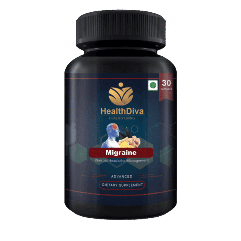 HealthDiva Mygraine Natural Headache Management 30 Capsules