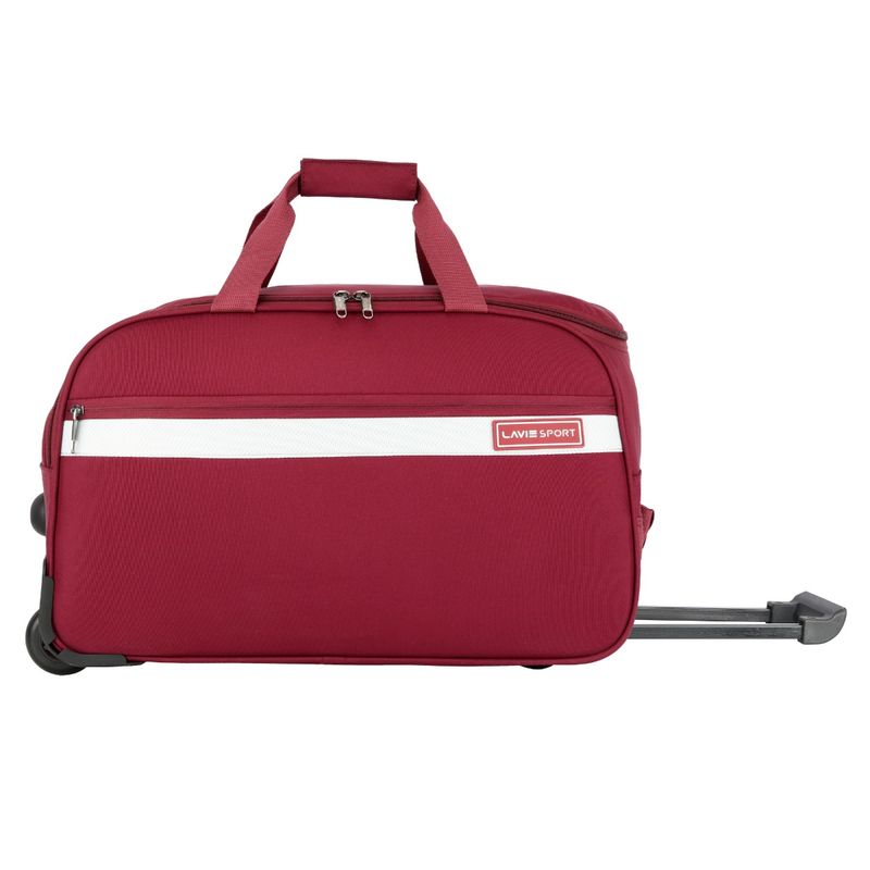Lavie Sport Cabin Size 53 Cms Meridian X Wheel Duffle Bag (Maroon) (S)