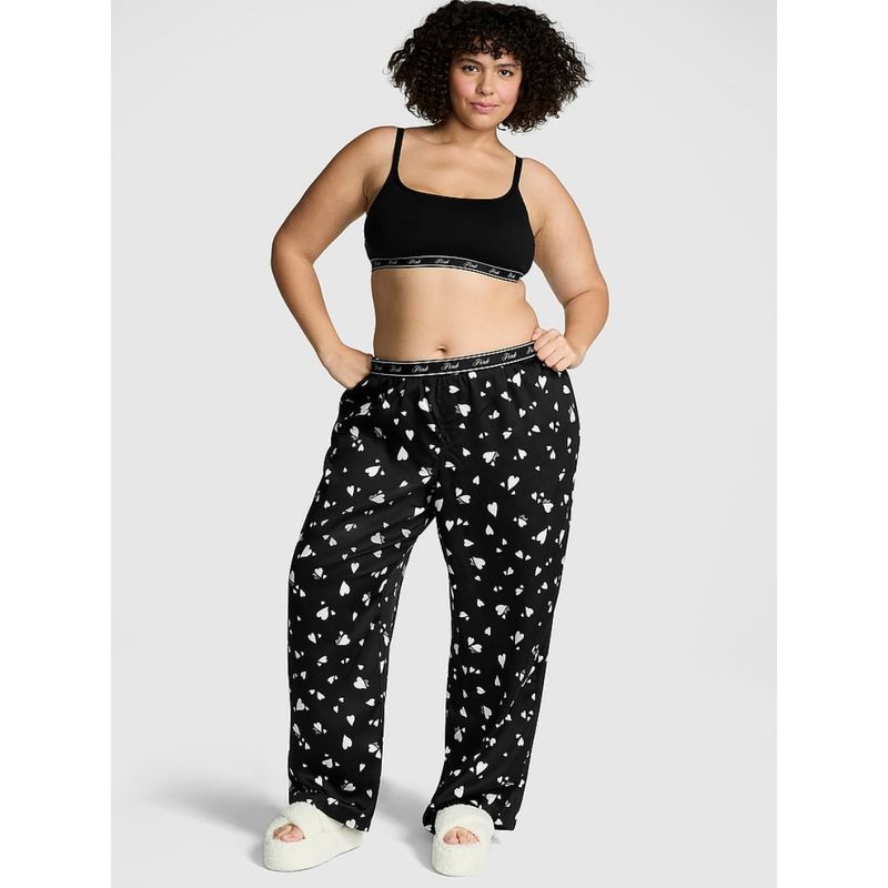 Victoria's Secret Black Cotton Sleep Pyjama (XS)