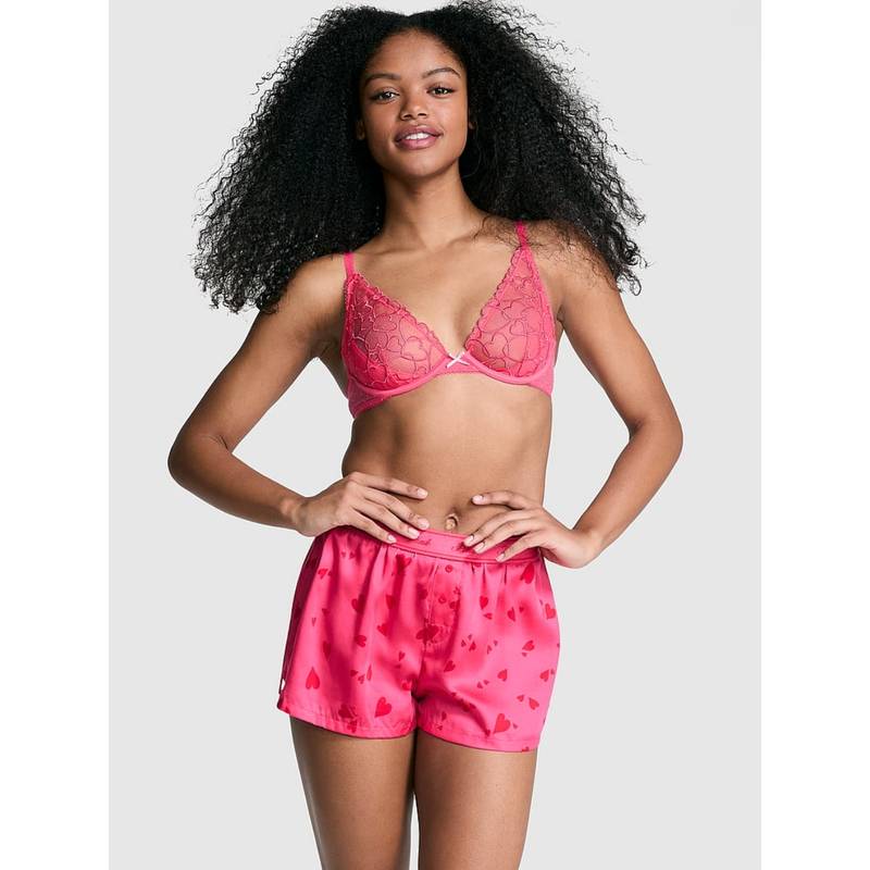 Victoria's Secret Pink Silky Boxy Pajama Shorts (XS)