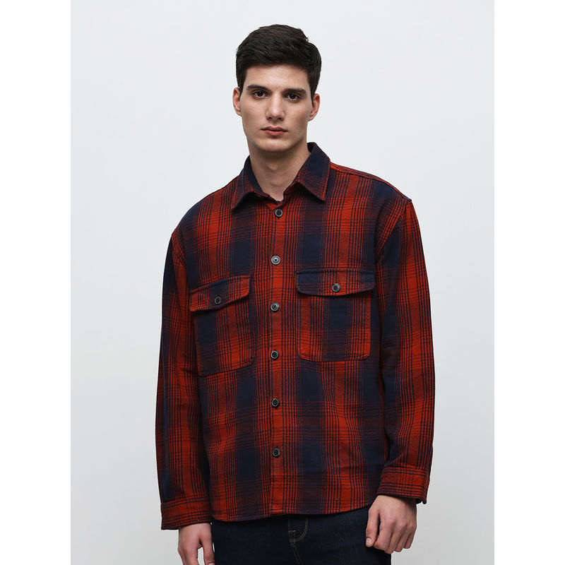 Selected Homme Overshirt In Flanella - Camicia Overshirt Uomo In Cotone Riciclato - 2