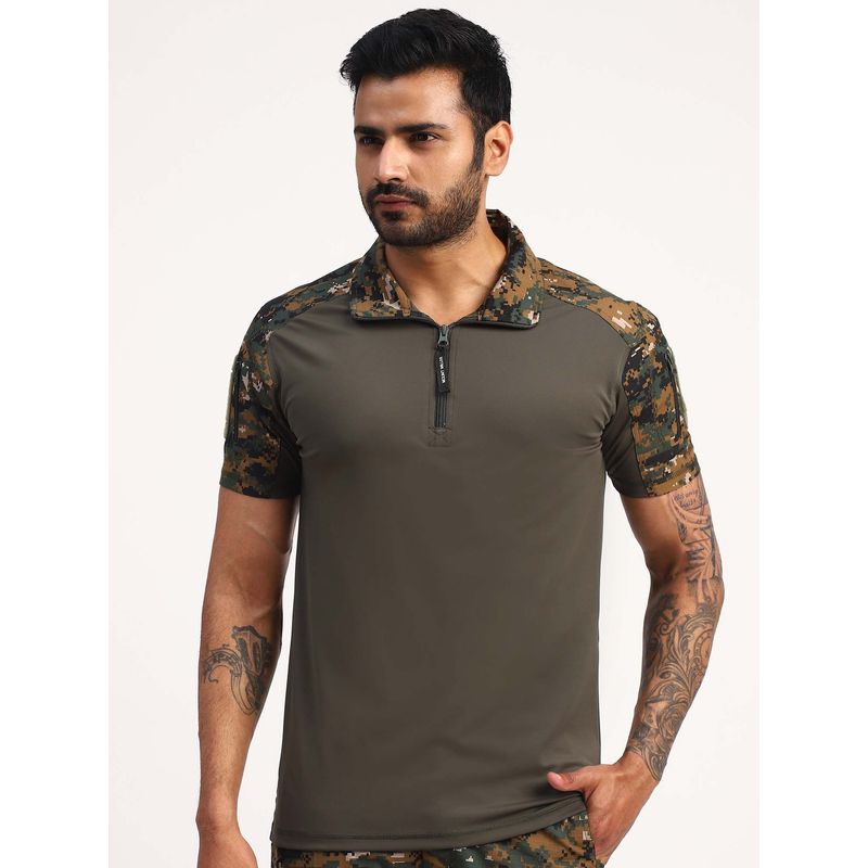 Buy MountMiller Men's British Short Sleeves Tactical Polo T-Shirt