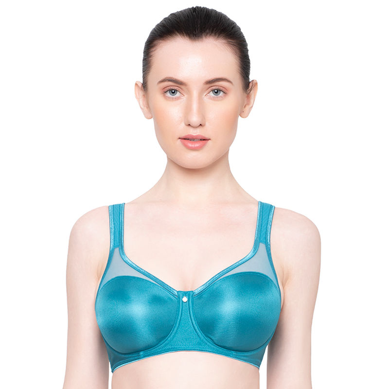 Triumph Minimizer 121 Wired Non Padded Comfortable High Support Big Cup Bra - Purple (40C)