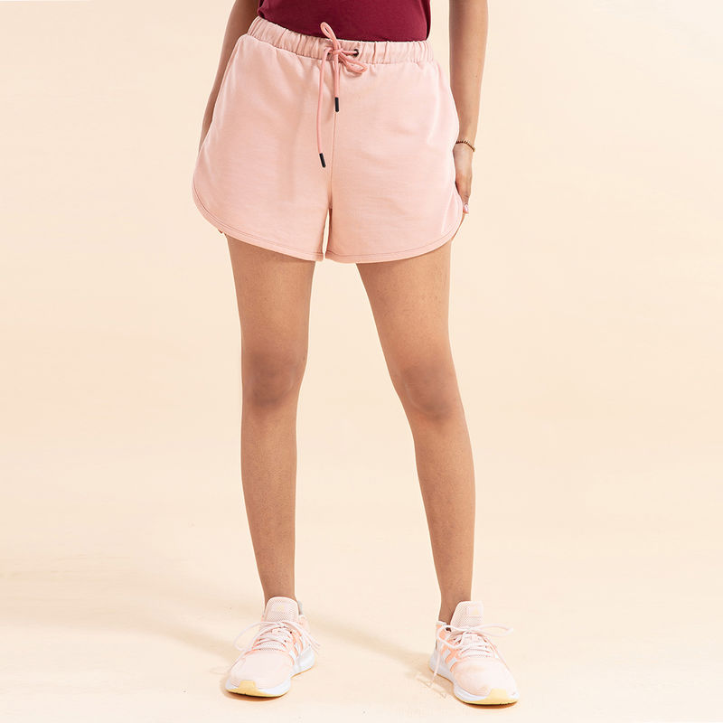 Chill- Pill Cotton Terry Shorts , Nykd All Day-NYK 039 Evening Sand Pink (L)