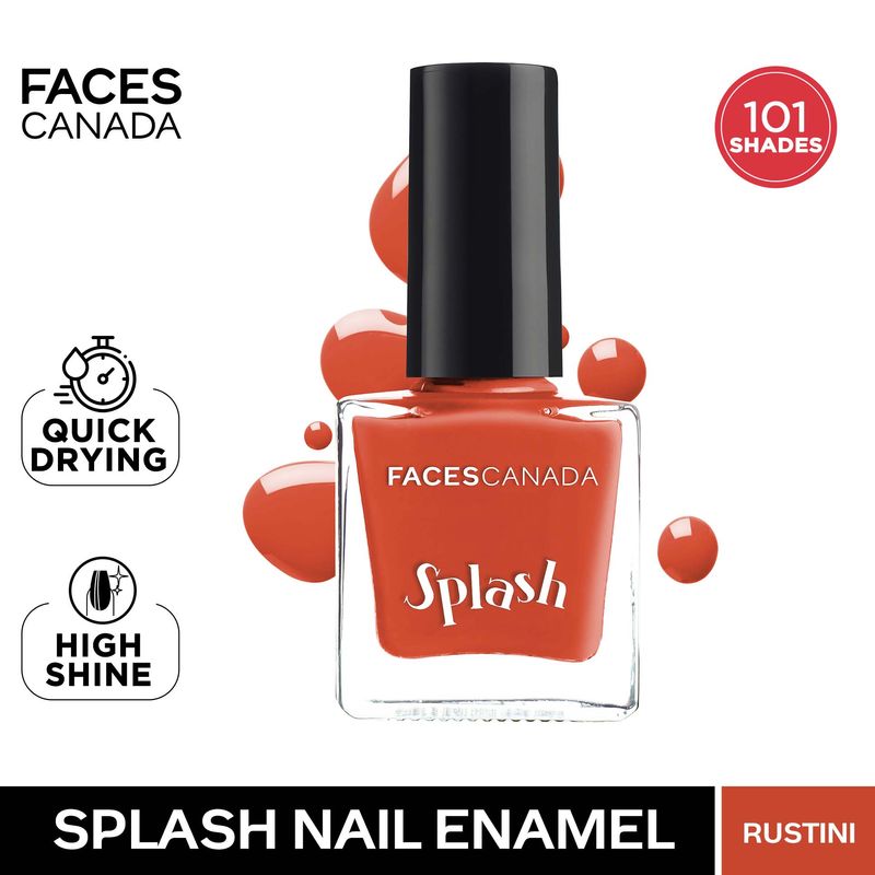 Faces Canada Splash Nail Enamel - Rustini