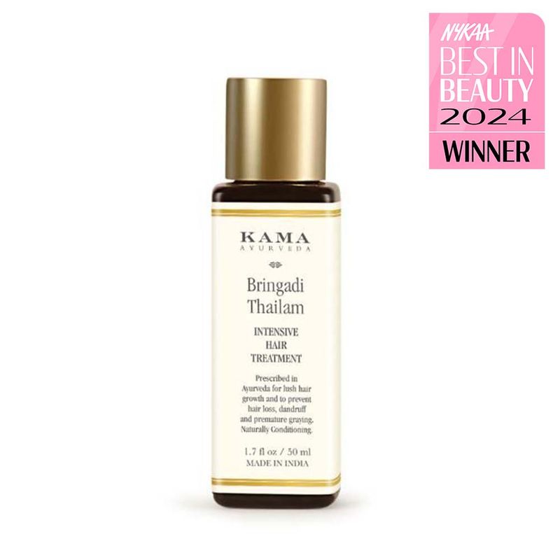 Kama Ayurveda Bringadi Thailam Intensive Hair Oil, Rich in Vitamin A & C - Prevents Dandruff
