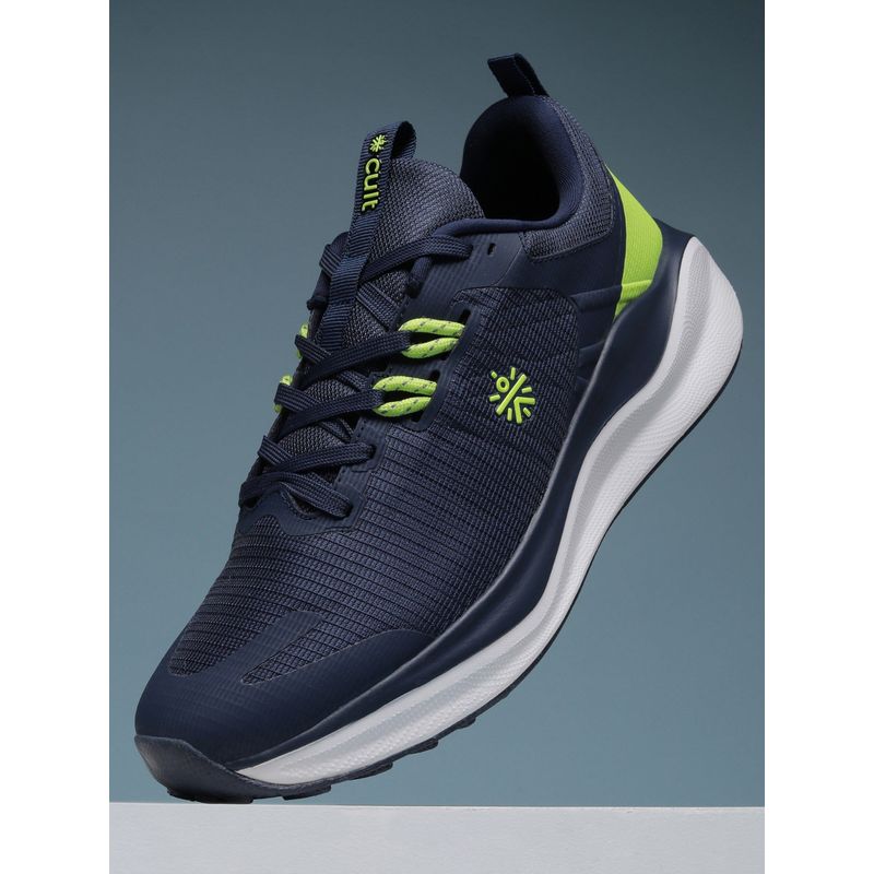 CULT Mens Zyro Running Shoes - Navy Blue (UK 6)