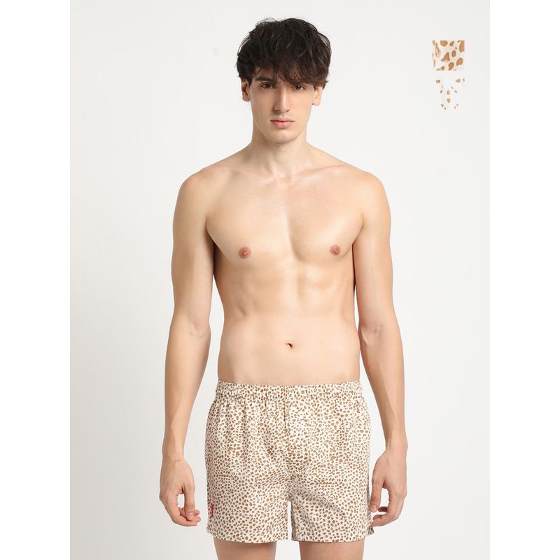 THE BEAR HOUSE Mens Assorted Printed Pure Cotton Boxers (Pack of 2) (L)