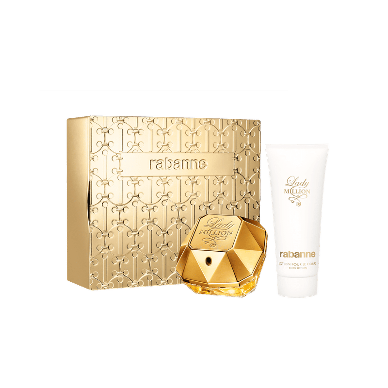 Paco Rabanne Lady Million Eau De Parfum With Body Lotion