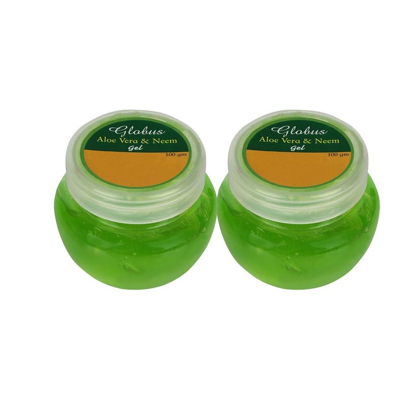 Globus Remedies Aloe Vera Neem Gel Pack of 2