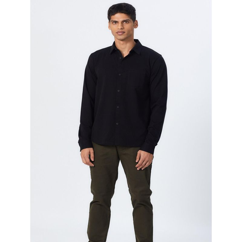 Creatures of Habit Pima Jersey Shirt Carbon Black (S)