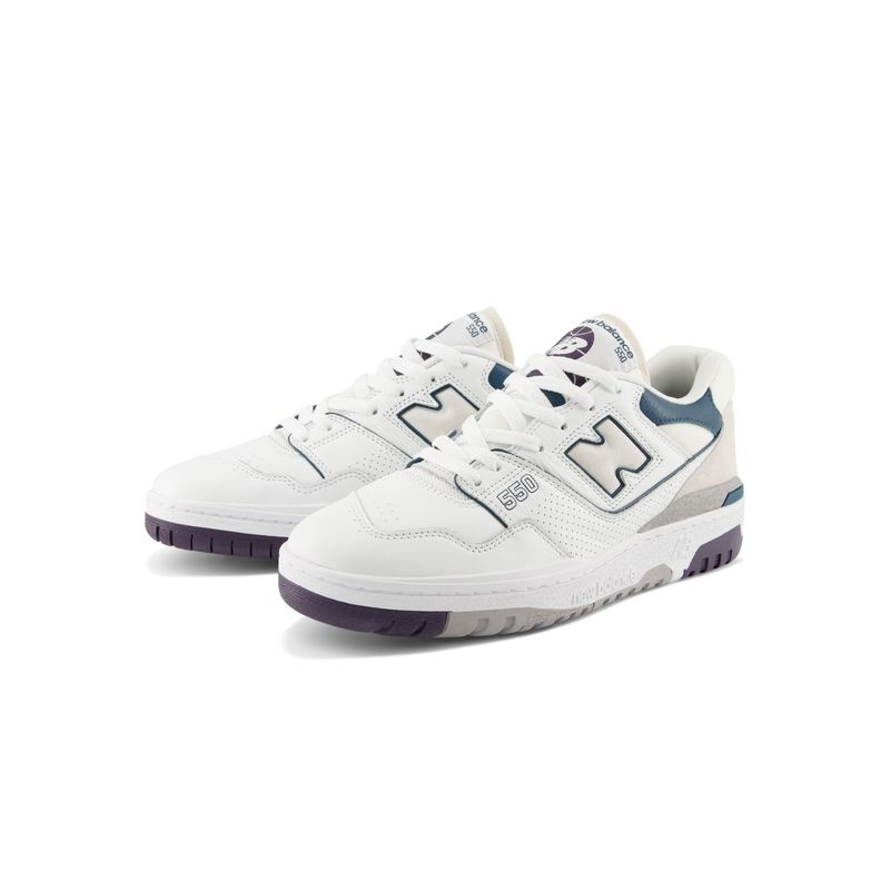 New Balance Men's Bb550 White Sneakers (UK 11.5)