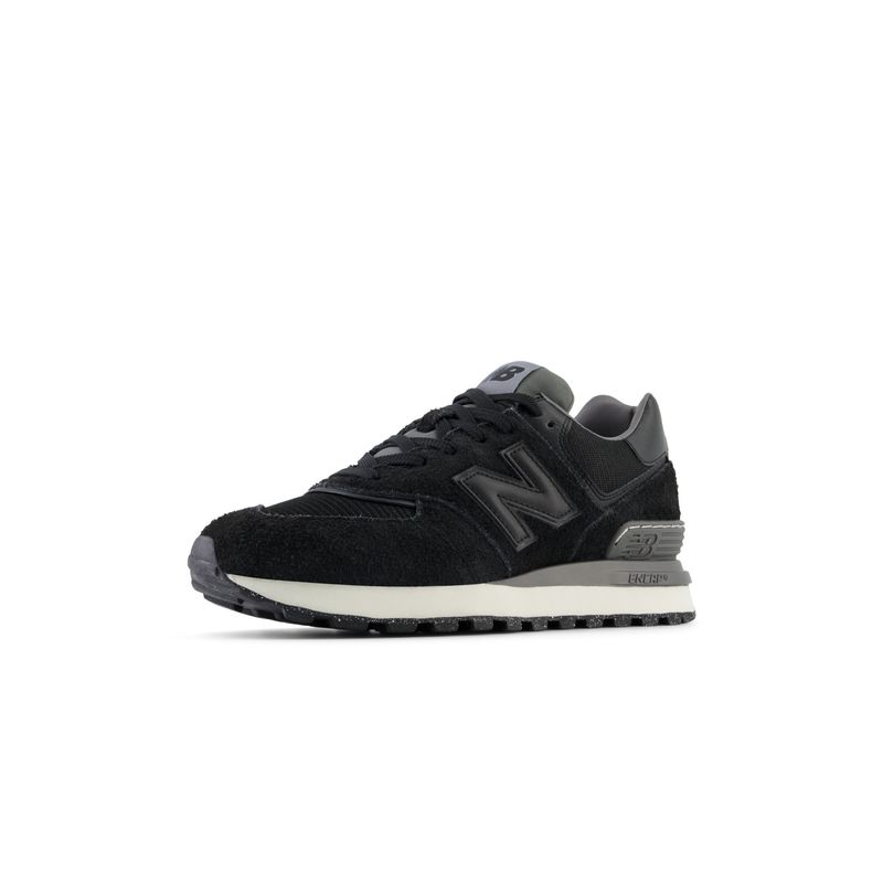 New Balance Unisex 574 Legacy Encap Black Sneakers (UK 7)
