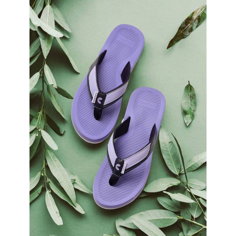 Chupps Women Lite Soft Sole Comfort Sliders - Lilac Purple (UK 8)