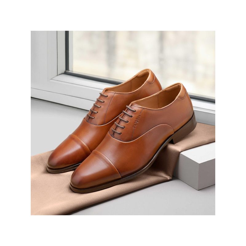 Ruosh The Cash Tan Men Formal Oxfords (EURO 43)