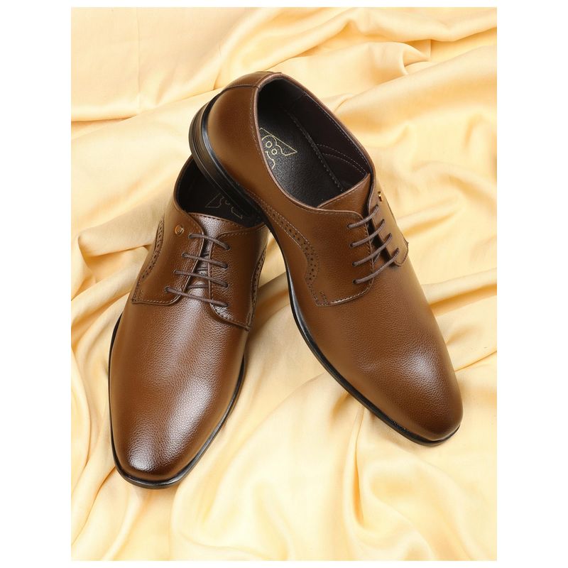 V8 by Ruosh The Tyrion Tan Men Formal Derbies (EURO 44)