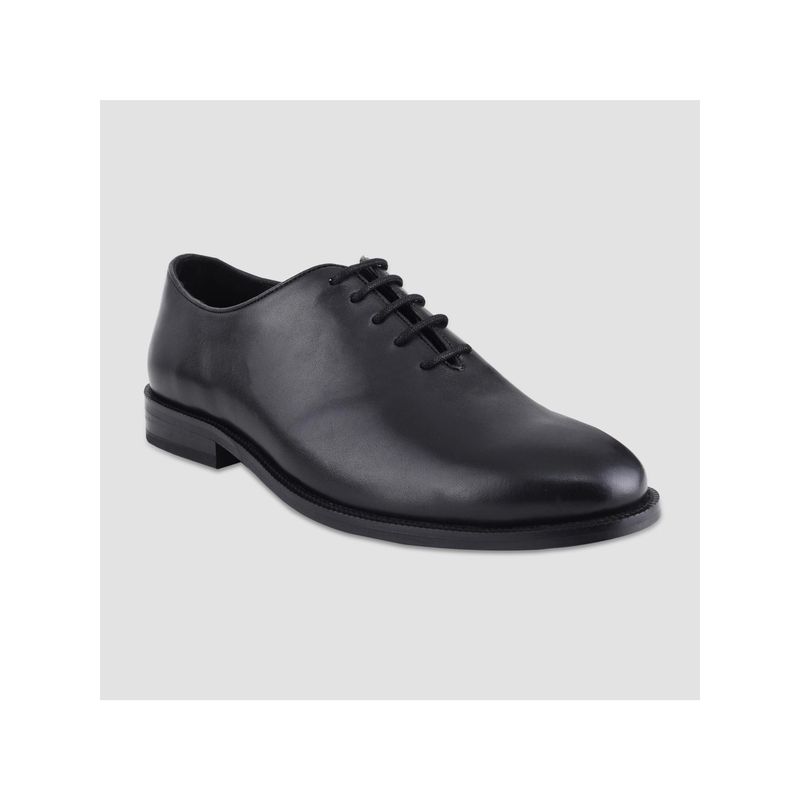 EZOK Leather Formal Black Oxfords for Men (UK 7)