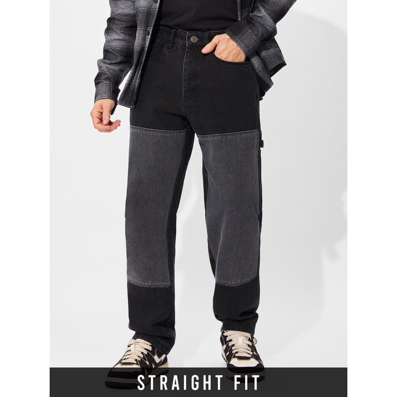 The Souled Store Originals Carpenter Denims Charcoal Men Jeans (36)