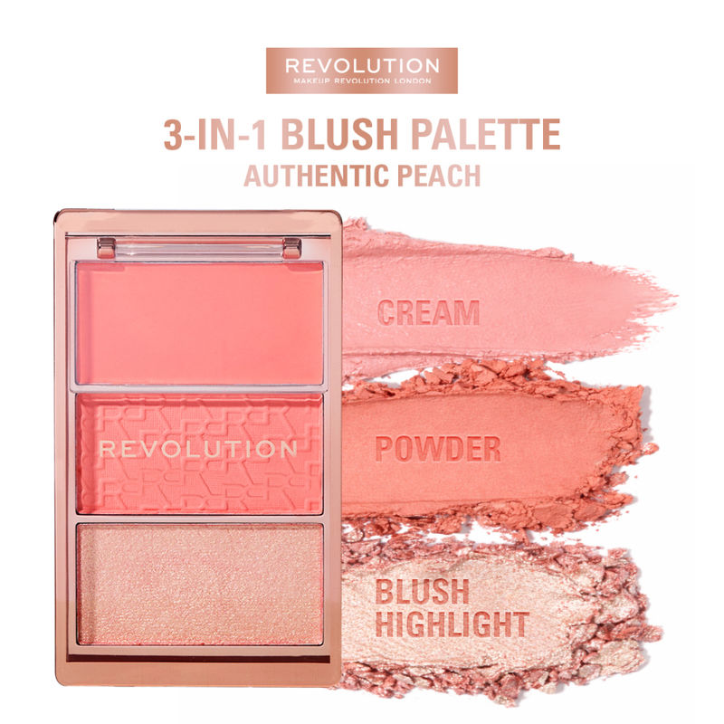 Makeup Revolution Blush Icon Palette - Authentic Peach