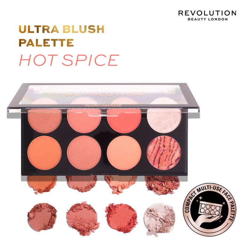 Makeup Revolution Ultra Blush and Contour Palette - Hot Spice