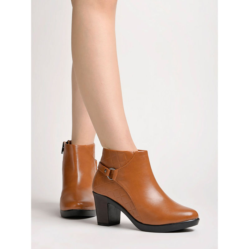 Buy Shoetopia Smart Casual Tan Boots Online